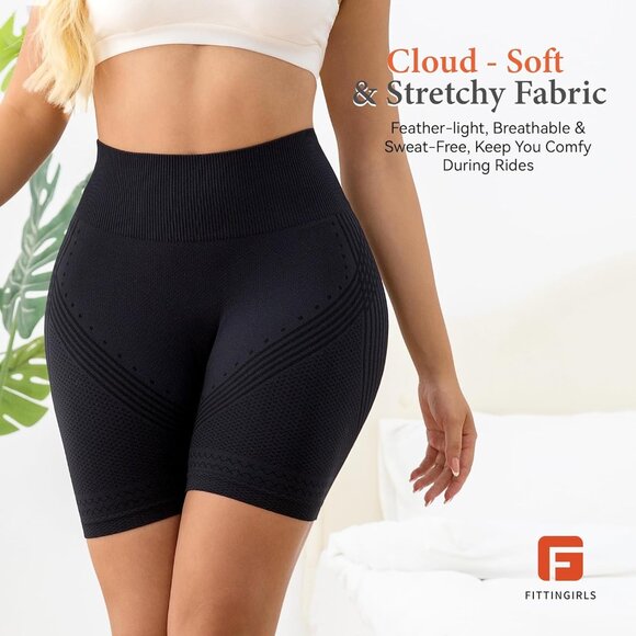 ⚡Women’s Scrunch Butt Lifting Shorts High Waist Seamless Tummy Control Workout - Picture 3 of 6